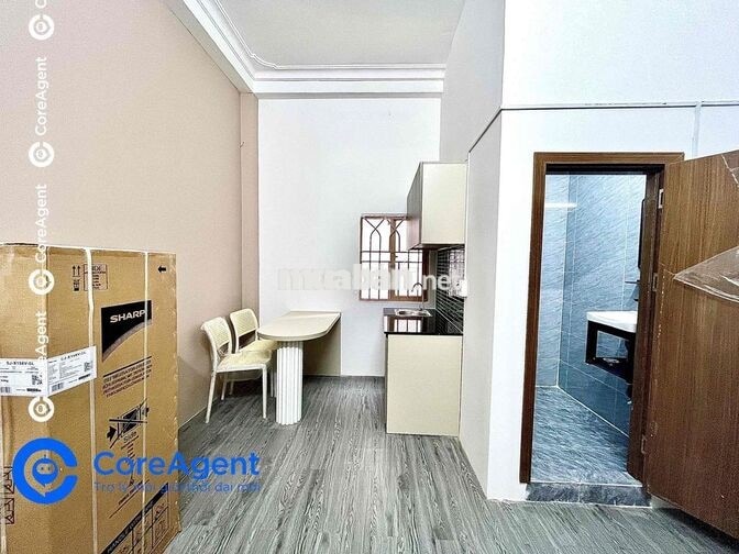 CHDV 1PN TÁCH BẾP BANCOL FULL NỘI THẤT CÓ THANG MÁY NGAY TÂN HOÀ ĐÔNG