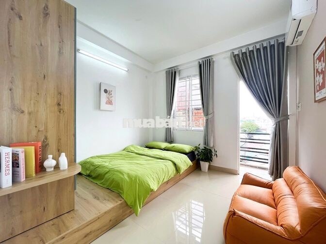 STUDIO BAN CÔNG 35M2 FULL NT ĐI VINCOM P.V.TRỊ, BÌNH THẠNH, PHÚ NHUẬN