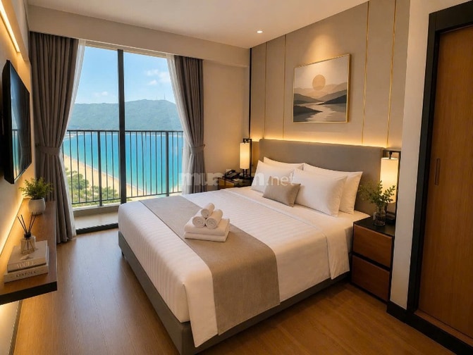 Giá rẻ hơn CĐT 550tr căn hộ mặt biển Soleil Đà Nẵng nhận nhà cho thuê 