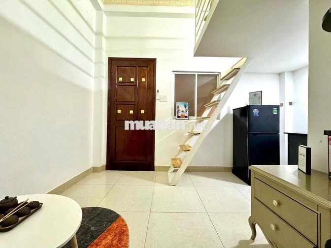 CHO THUÊ DUPLEX GÁC CAO, RỘNG 28m2 NGAY CÔNG VIÊN LÀNG HOA GÒ VẤP