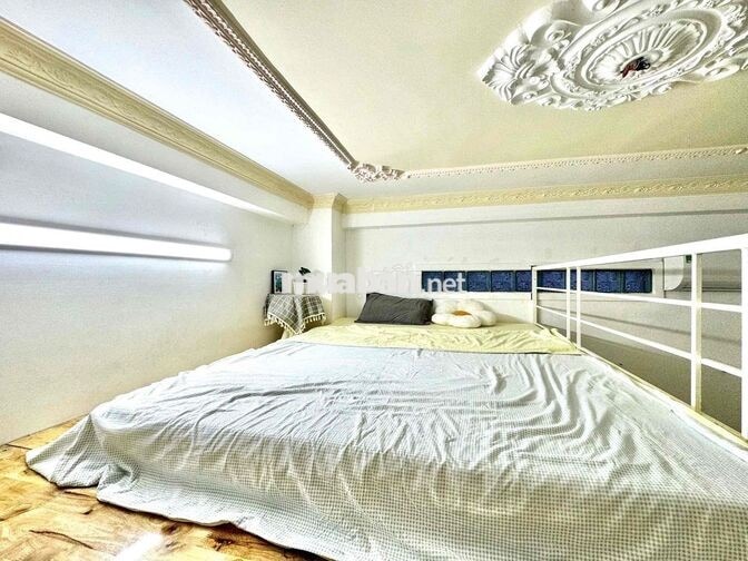CHO THUÊ DUPLEX GÁC CAO, RỘNG 28m2 NGAY CÔNG VIÊN LÀNG HOA GÒ VẤP