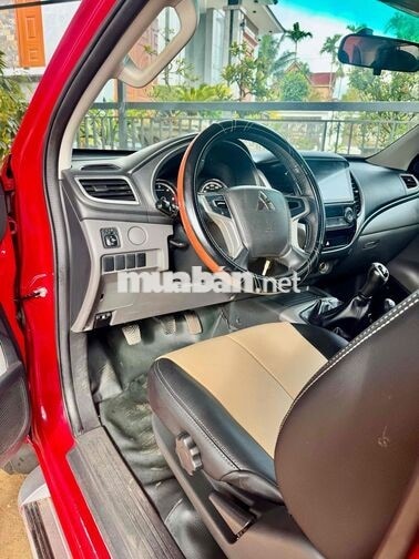 Mitsubishi Triton 2018 Số sàn 55063 km Đỏ
