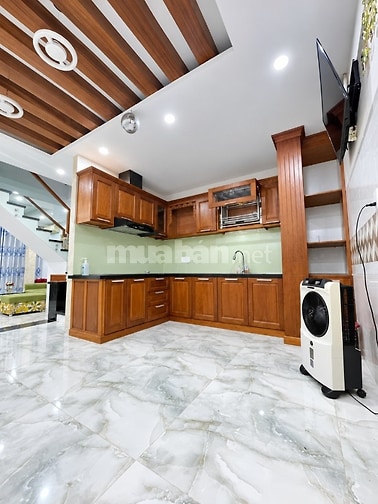 JÁ RẺ_16-CHO THUÊ NHÀ 3 TẦNG KIỆT Ô TÔ TRẦN CAO VÂN, FULL NỘI THẤT
