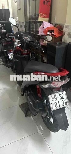 Honda Vision 2017 41574 km màu Đen đỏ