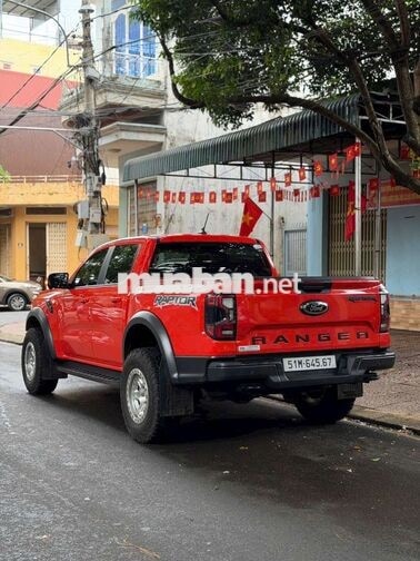 FORD RAPTOR 2025 TỰ ĐỘNG 40000 KM ĐỎ