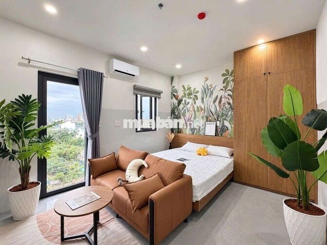 Cho thuê Studio Full nt hiện đại ban công thoáng giá rẻ - Vườn Lài