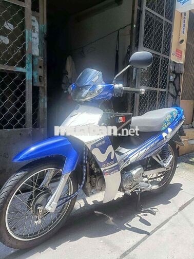 Xe máy 50cc màu Xanh Trắng