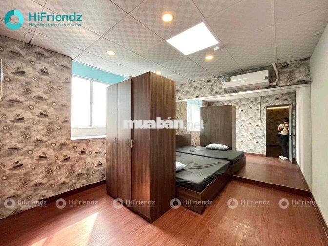 STUDIO MỚI XÂY FULL NỘI THẤT SIÊU XỊN - cửa sổ trời - có Bancol