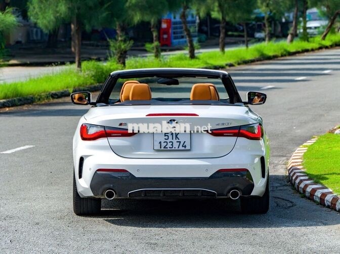 BMW 430i M-Sport 2021 Convertible 21.000km Trắng