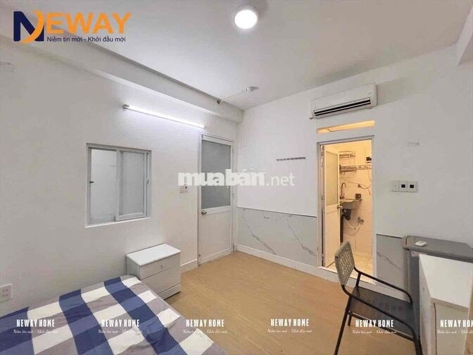 Studio full nội thất giờ giấc tự do ngay gần nhà thờ Xóm Chiếu