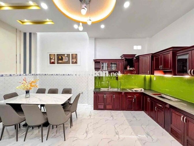 Bán Biệt Thự Mặt tiền Bình Long 6x17m 3 tầng 5pn lớn không lộ giới ful