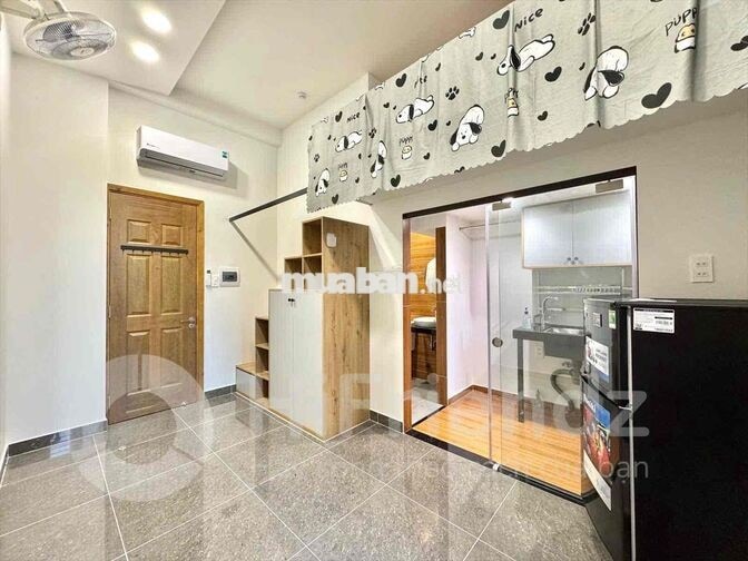 Căn hộ mini Full nội thất tách bếp có gác kế cầu Chữ Y gần ĐH Sài Gòn