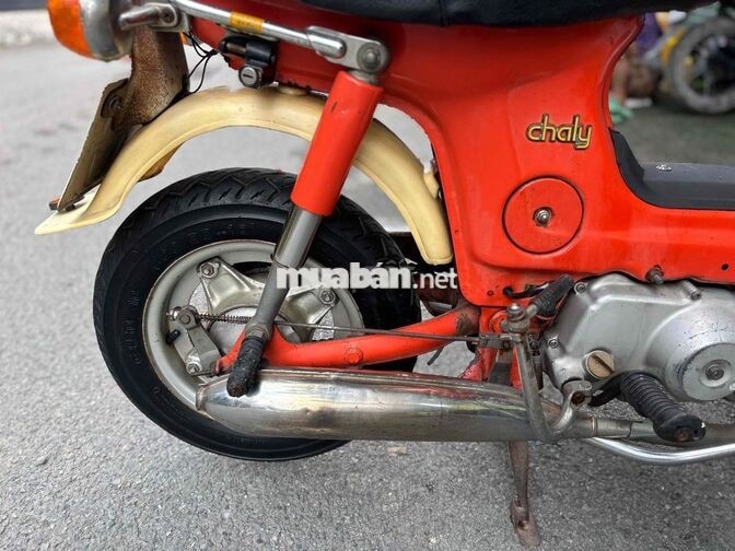 Honda Chaly 50cc màu cam có sẵn đề