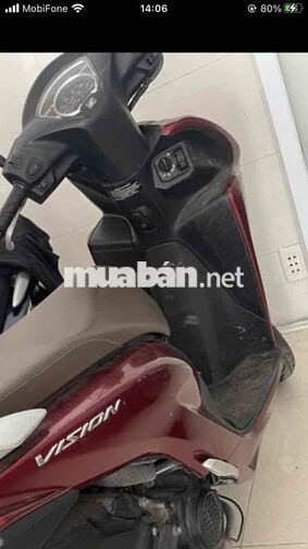 HONDA VISION XE TAY GA MÀU ĐỎ