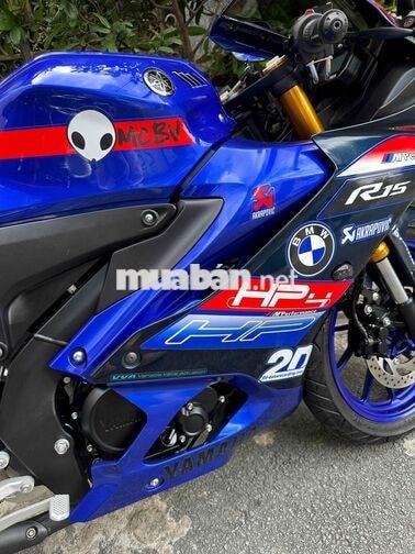 Yamaha R15 V4 1000km Xanh