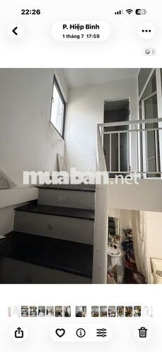 Cho thuê nhà mặt tiền Đường Quốc Lộ 13 cũ, 4x8m, 2 tầng, giá 9 triệu
