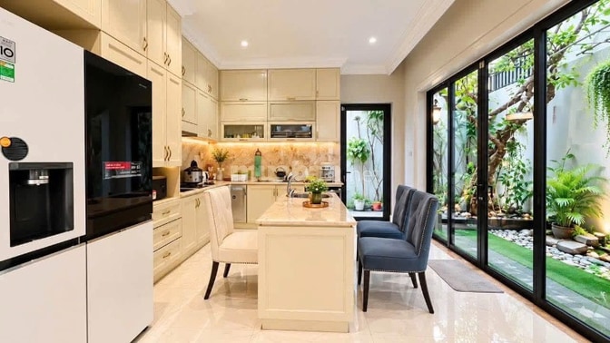 Cho thuê biệt thự hiện đại full nội thất cao cấp khu D2D Võ Thị Sáu  