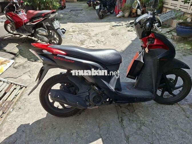 Honda Vision 2016 Cao cấp màu Đen - Đỏ
