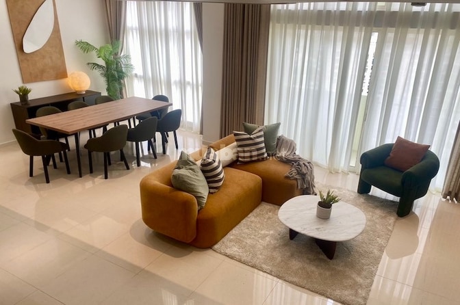 Cho thuê căn Penthouse Estella 2 tầng, tháp 3A, 271m2, 4PN, full nt