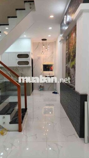 NHÀ MỚI, 5 TẦNG, FULL NỘI THẤT, 4 PHÒNG NGỦ, XE HƠI VÀO NHÀ, 6,4 TỶ