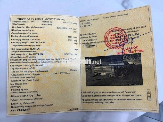 Ford Ranger Raptor 2021 Xanh 141.175 km