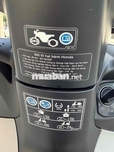 Honda SH Mode 125 ABS 4Val 2026 Xám bạc 1000KM