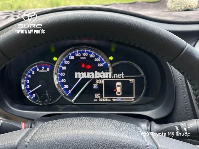 Toyota Vios 1.5G CVT 2022 Trắng 33.000 km