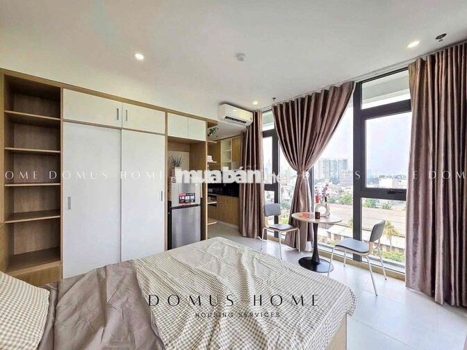 CHO THUÊ CĂN HỘ STUDIO BAN CÔNG FULL NỘI THẤT VIEW THÀNH PHỐ QUẬN 7