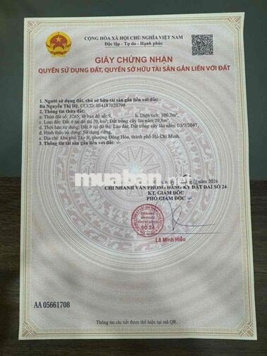 bán lô đất ngang 45 m gần siêu thị bigc ( go) dĩ an sát đường Lớn