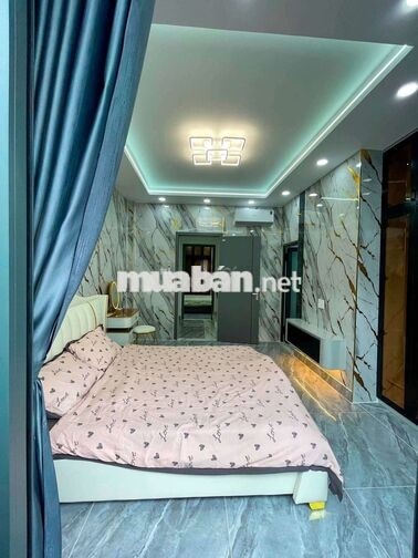NHÀ PHỔ ĐẸP MỚI KENG, FULL NỘI THẤT CAO CẤP, 4PN, 6WC, ĐƯỜNG XE TẢI 