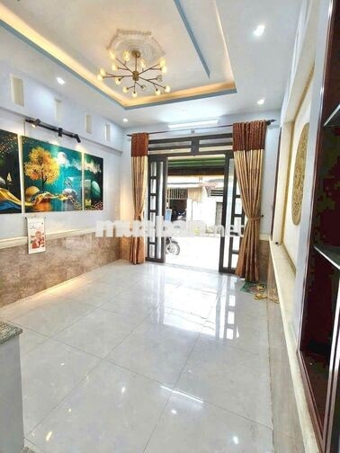 nhà 4-12m sát aeon mall tân phú trệt 2 lầu sân thượng 12.5 củ