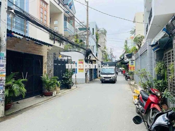 Cho thuê nhà Hẻm 6m đường số 12 bình Tân 3 tầng 4x12 gia 12tr 3pn 4tol