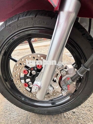 Honda Click Thái Lan màu Đỏ đen