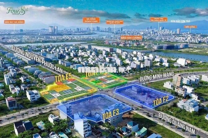 🔥 GIẢM THÊM 75 TRIỆU - CĂN GÓC 2PN VIEW BIỂN F2 FOURS TOWER