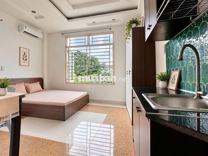 [205/41/34 PHẠM VĂN CHIÊU] CH 1PN FULL NỘI THẤT, BAN CÔNG RIÊNG
