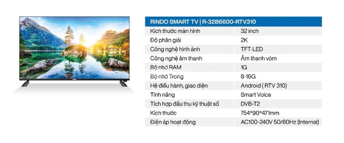TV RINDO 55IN GIỌNG NÓI GIÁ RẺ HỦY DIỆT