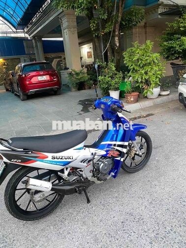SUZUKI SATRIA XANH TRẮNG 6 SỐ