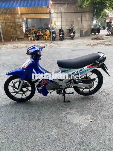 SUZUKI SATRIA XANH TRẮNG 6 SỐ