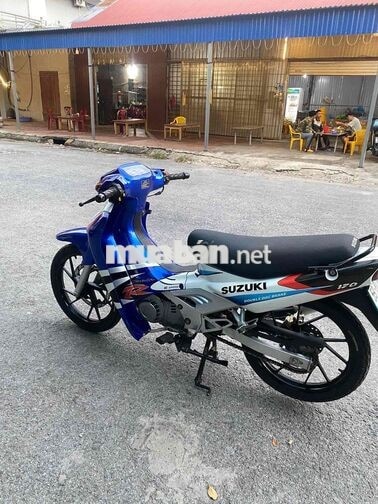 SUZUKI SATRIA XANH TRẮNG 6 SỐ