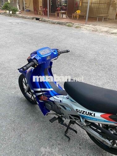 SUZUKI SATRIA XANH TRẮNG 6 SỐ