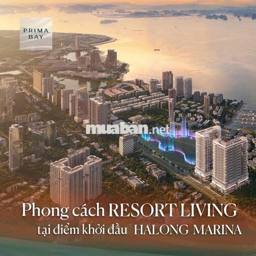 CHỈ 1.7 TỶ SỞ HỮU NGAY CĂN HỘ 45M PRIMA BAY