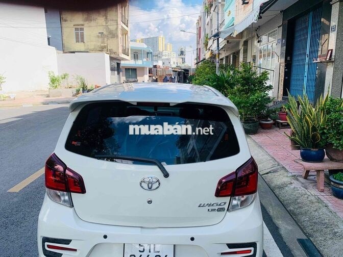 Toyota Wigo 2019 1.2G Số sàn Trắng