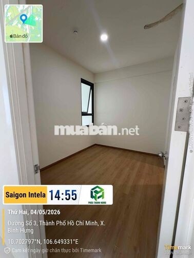 Căn Hộ Saigon Intela Căn 55m2 (2PN 2WC) Căn Lớn Nhà Mới 100%