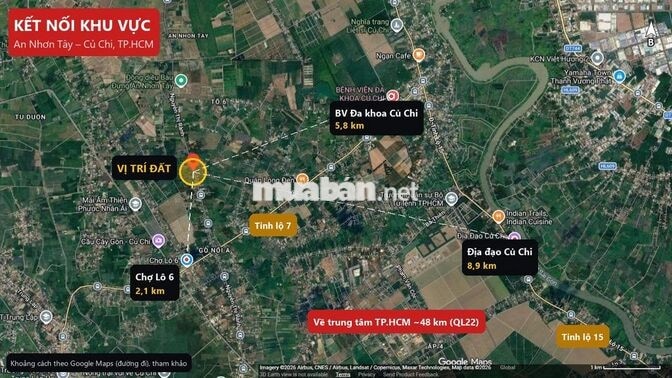 Bán đất mặt tiền Nguyễn Thị Rành 10x107m, có 92m² thổ cư, sổ riêng