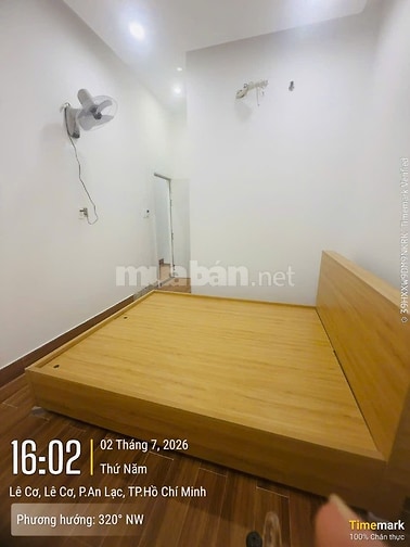 Bán nhà đẹp hẻm xe hơi 5m đường Lê Cơ, Phường An Lạc, Quận Bình Tân