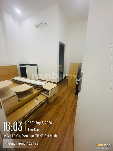 Bán nhà đẹp hẻm xe hơi 5m đường Lê Cơ, Phường An Lạc, Quận Bình Tân