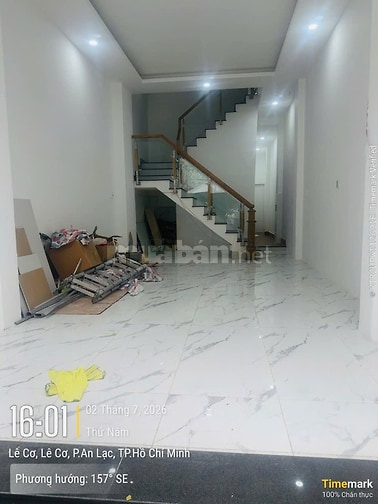 Bán nhà đẹp hẻm xe hơi 5m đường Lê Cơ, Phường An Lạc, Quận Bình Tân