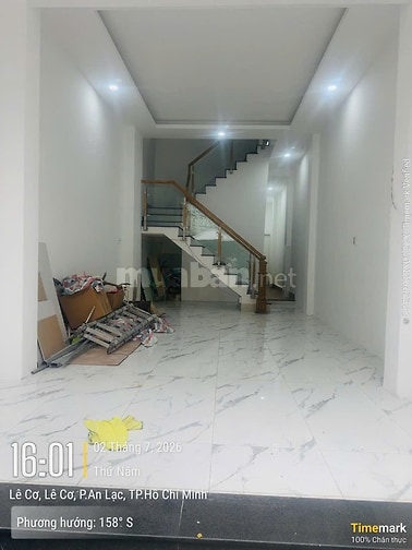 Bán nhà đẹp hẻm xe hơi 5m đường Lê Cơ, Phường An Lạc, Quận Bình Tân
