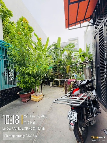 Bán nhà đẹp hẻm xe hơi 5m đường Lê Cơ, Phường An Lạc, Quận Bình Tân