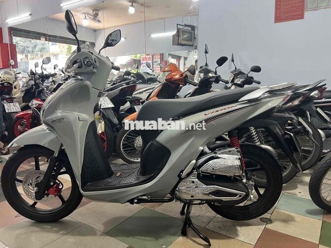 Honda Vision Sporty xám xi măng